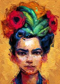 Vrouw 4 olieverfschilderij kunst #vrouw van JBJart Justyna Jaszke