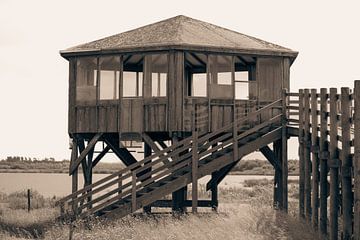 Vogelkijkhut in sepia van studio Arcis fotografie