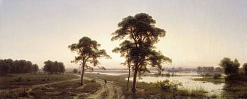 Silezisch landschap, Karl Friedrich Lessing