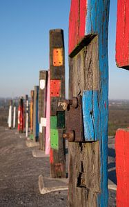Landmarke auf der Halde Haniel, Bottrop, Deutschland