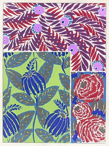 Émile-Allain Séguy - Ideeën voor stoffen en tapijten