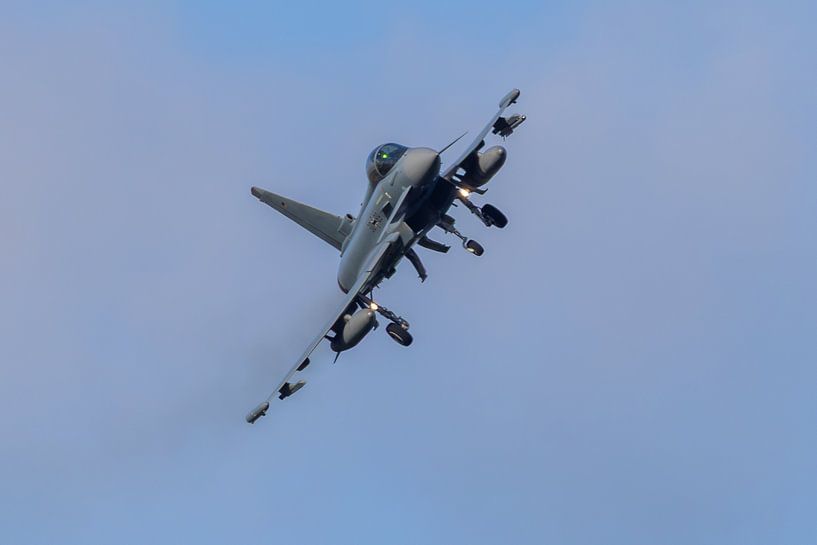 Eurofighter over Jelsum by Harm-Jan Martens