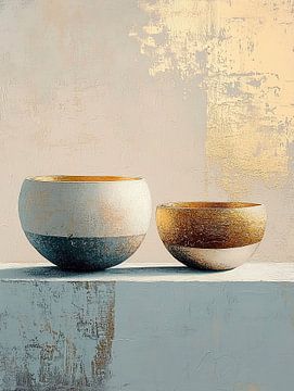Rustieke kommen | Serenity in Stillness van Zen en Meer