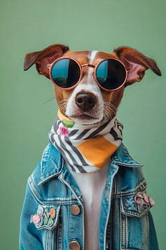 Ratten Terrier van Poster Art Shop