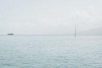 Segelboot auf dem Karibischen Meer