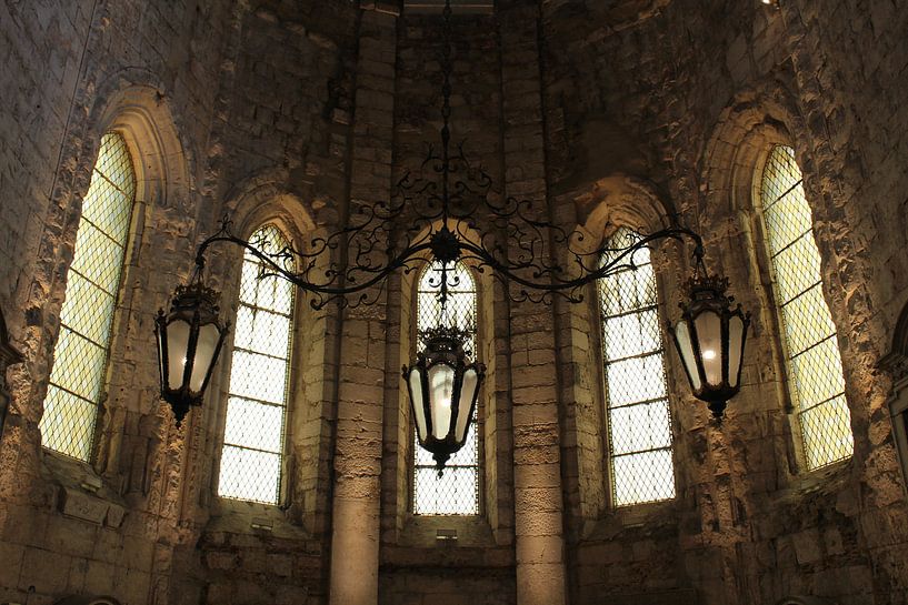 Offene Kirche in Lissabon von Berg Photostore