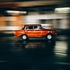 Moskvitsj auto Havana, Cuba van Harmen van der Vaart