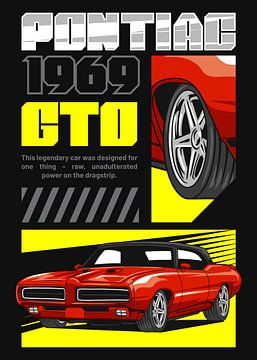 Pontiac GTO Judge Muscle Car van Adam Khabibi