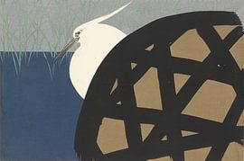 White Heron by Kamisaka Sekka, 1909