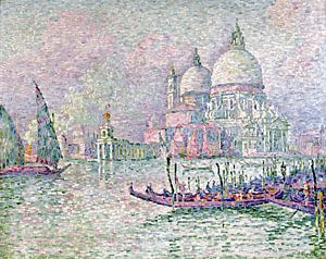 Venedig, der grüne Gruß, Paul Signac, 1908
