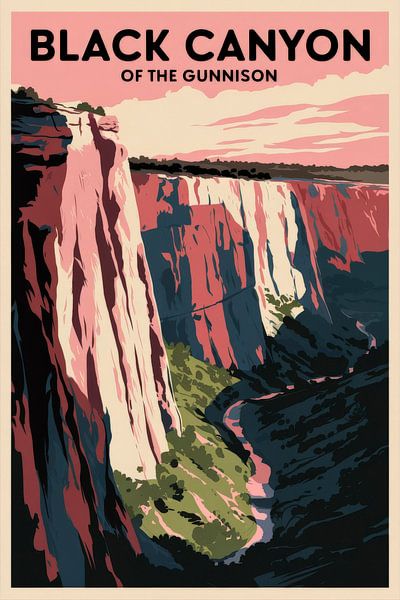 Black Canyon of the Gunnison von Poster Art Shop