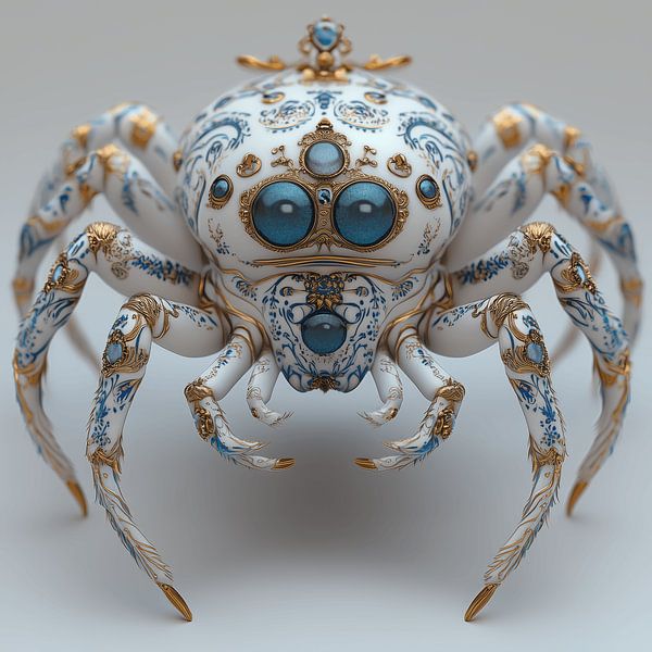 Porcelain animals by Ton Kuijpers