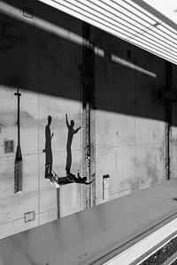 Straßenszene Skater Rom Italien BNW