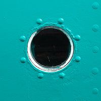 Porthole: Blue as the sea