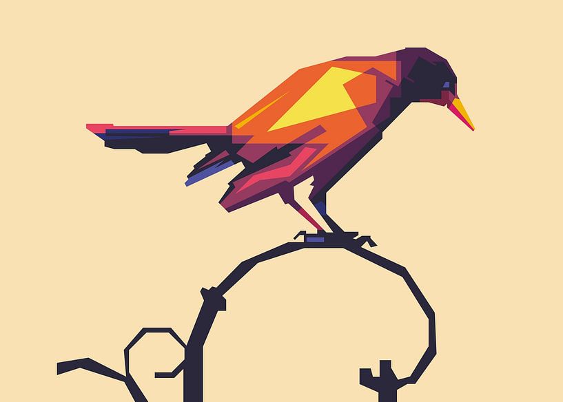 kraai beste popart van Rizky Dwi Aprianda