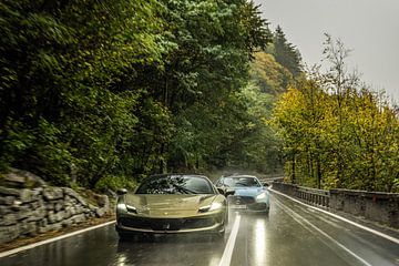 Ferrari 296 GTS and Mercedes-AMG GTR Pro by Bas Fransen