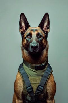 Belgian Malinois by Poster Art Shop