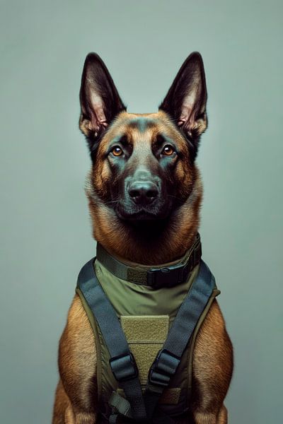 Malinois belge par Poster Art Shop
