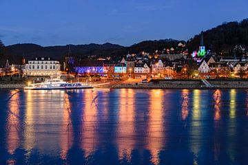 Linz at the river Rhine