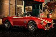Ford AC Cobra 427 at an old petrol station by Jan Keteleer (JanKé): A Journey Beyond the Canvas thumbnail