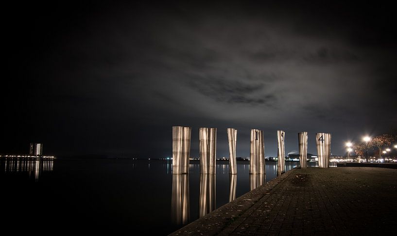 Wind vanes' on the Bergse Plaat by Shirley Weijts
