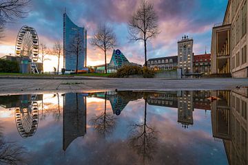 Augustusplatz in Leipzig by Martin Wasilewski