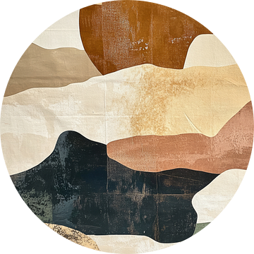 Zon in Aardse Landschappen Abstract Vervat