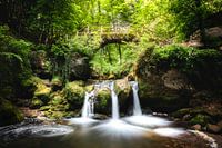 Schiessentümpel waterfall in Müllerthal, Luxembourg