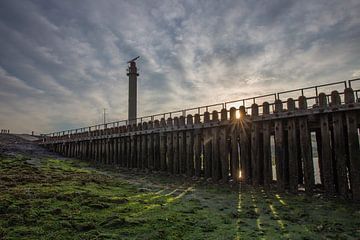 Steiger van het Zuiderhoofd bij Westkapelle van Marcel Klootwijk