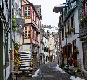 Straße in Monschau Deutschland