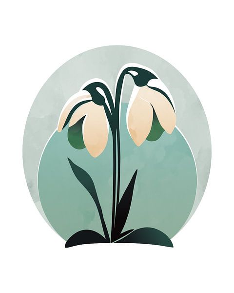 Whimsical snowdrop