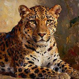 Wildtiere – Ungezähmte Anmut – Leopard 3 von Johannas Art Creations