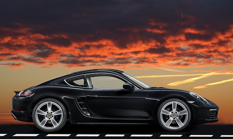 Porsche 911 black by Gert Hilbink