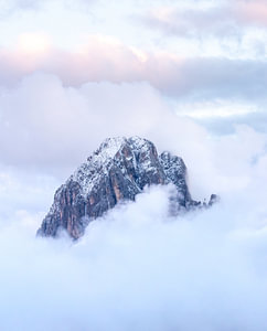 Abendstimmung in den Dolomiten