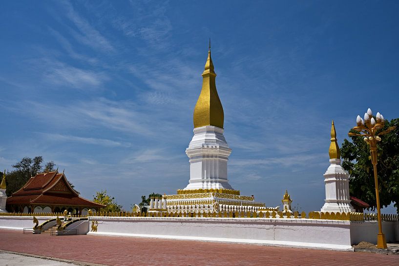 Wat Pha That Sikhottabong, spirituelles Juwel am Mekong von Frank Photos