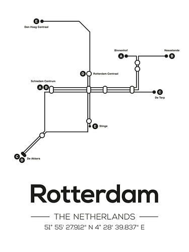 Rotterdam Metro Lines