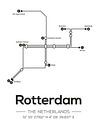 Lignes de métro de Rotterdam par MDRN HOME Aperçu