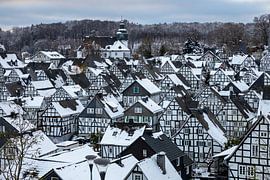 The half-timbered houses of Freudenberg in Siegerland by Roland Brack