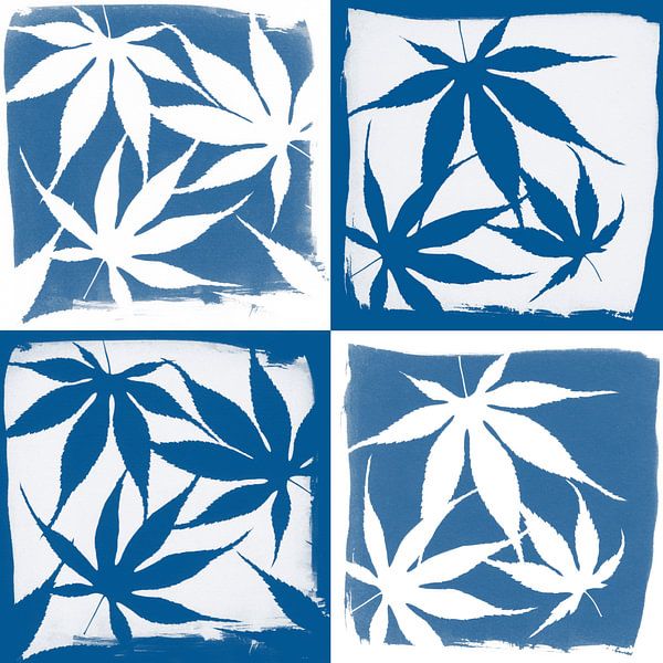 Feuilles bleues par M. van Oostrum