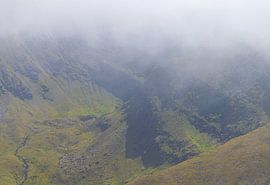 View from Carrauntoohil of Carrantuohill (Irish Gaelic: Corrán Tuathail) Ireland by Marcel Kerdijk