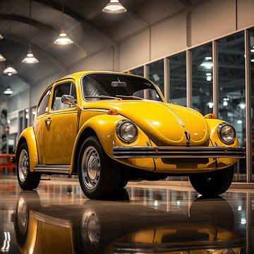 Volkswagen Beetle by Evan's Art