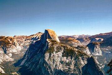 Half Dome in Yosemite National Park, Californië van Patrick Groß