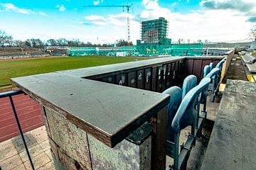 Het oude stadion in Chemnitz van Johnny Flash