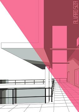 Alvaro Siza 6 - Roze Driehoek van TAAIDesign