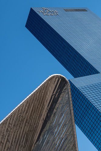 Rotterdam Centraal Station met de Delftse Poort (verticaal)