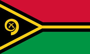 Flagge von Vanuatu von de-nue-pic