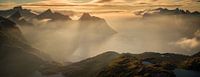 Berge um Mefjorden von Wojciech Kruczynski Miniaturansicht