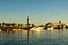 Leuchtturm und Schiffe im Hafen von Malaga Andalusien Spanien von Dieter Walther