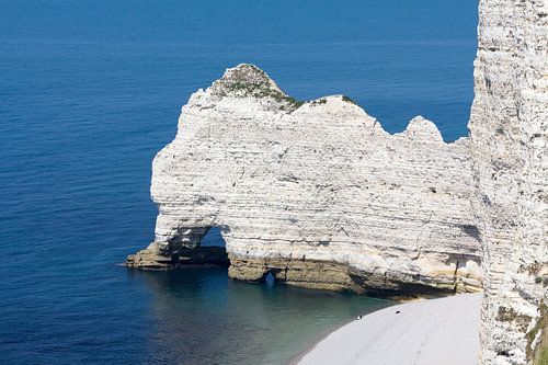 Krijt  rotsen in Frankrijk.