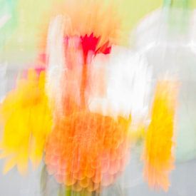 Bloemen Modern abstract van Sander Van Laar